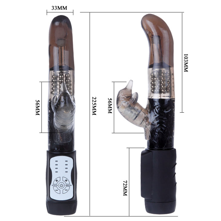 Dương vật giả đa năng màu đen - DV24