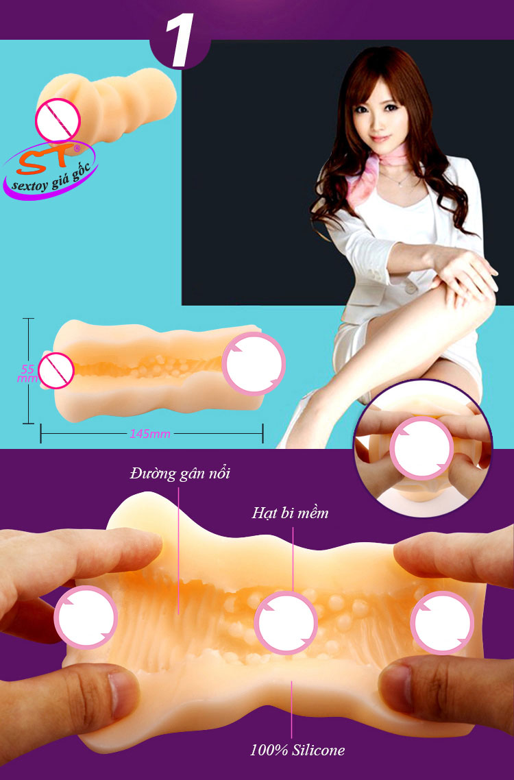 Âm đạo Silicone Xuanai siêu mềm mại - AD009