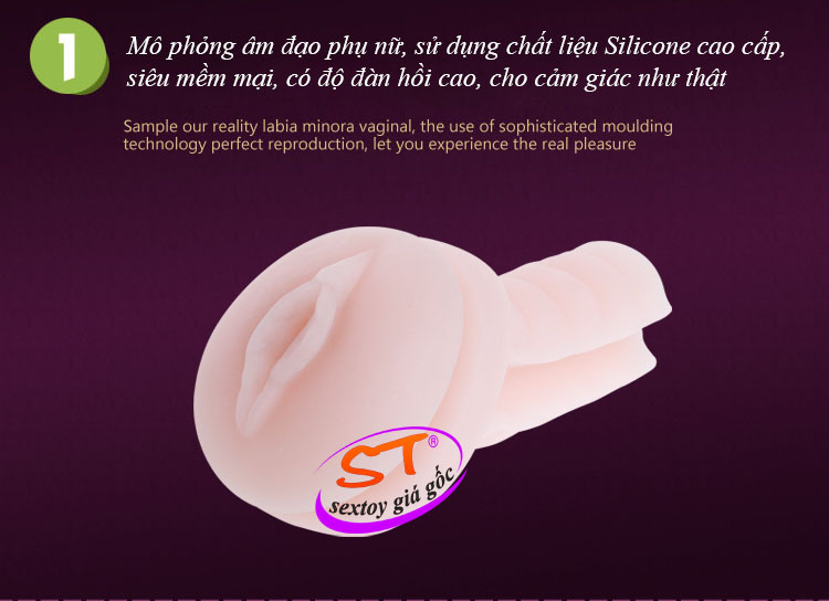 Âm đạo gắn tường có rung Crazy Bull Delia-Baile - AD45A