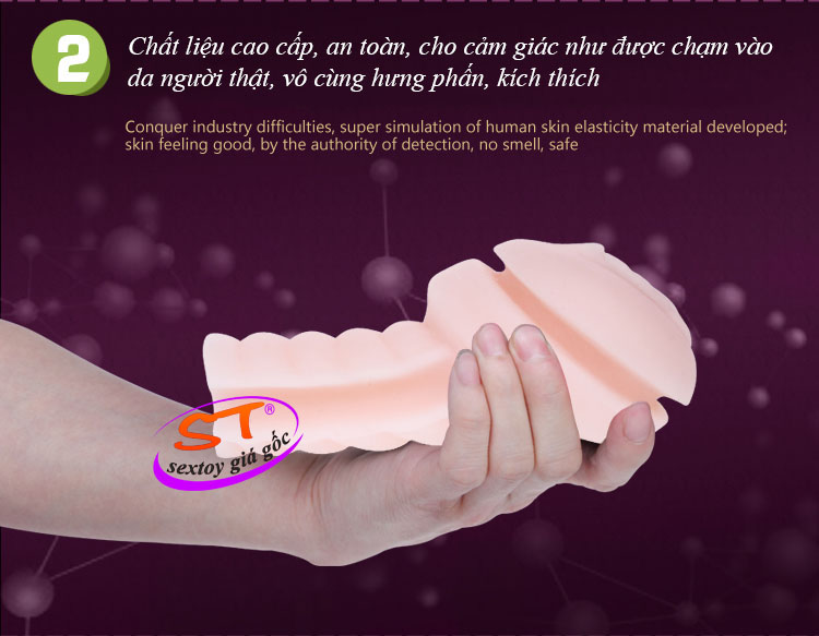Âm đạo gắn tường có rung Crazy Bull Delia-Baile - AD45A
