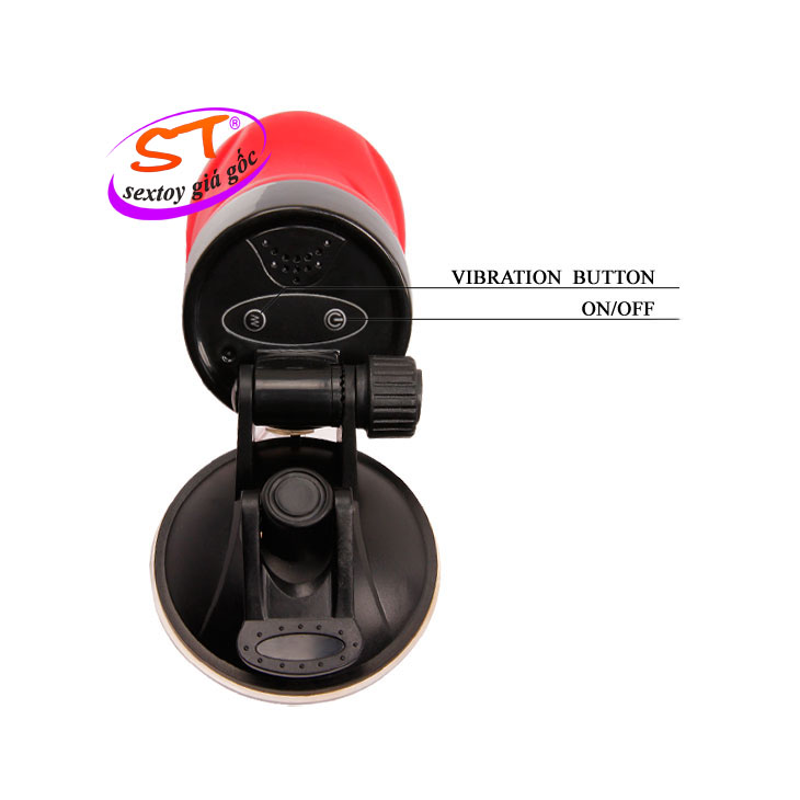 Âm đạo gắn tường có rung Crazy Bull Delia-Baile - AD45A