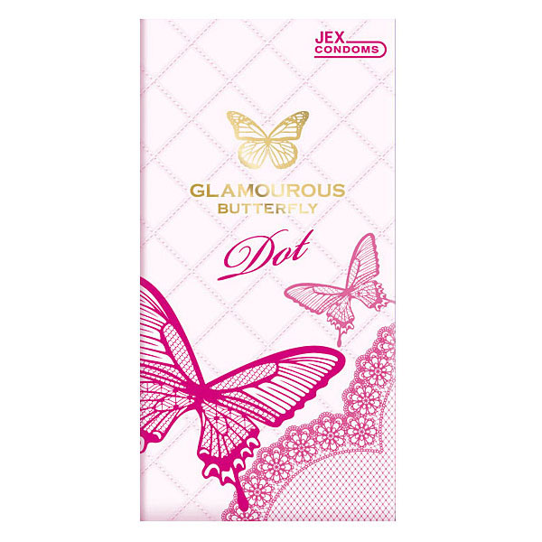 Bao cao su Glamcurous Butterfly dot - Jex04
