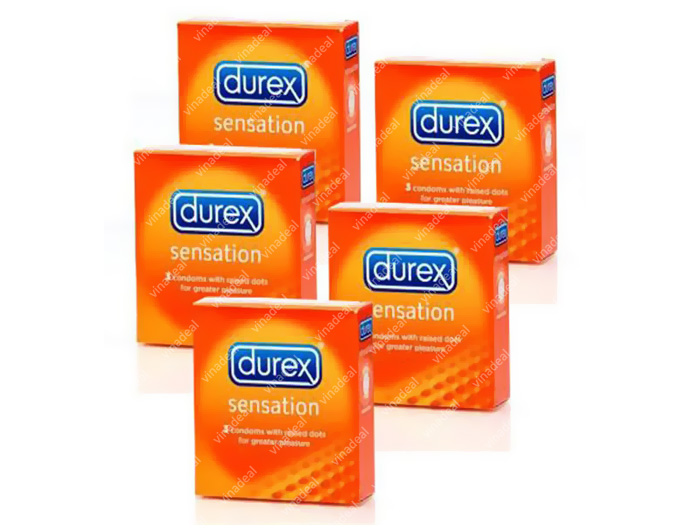 Bao cao su Durex Sensation 3 chiếc - DR24