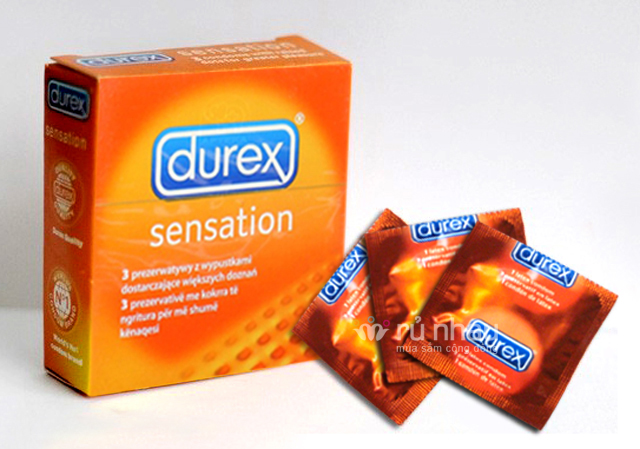 Bao cao su Durex Sensation 3 chiếc - DR24