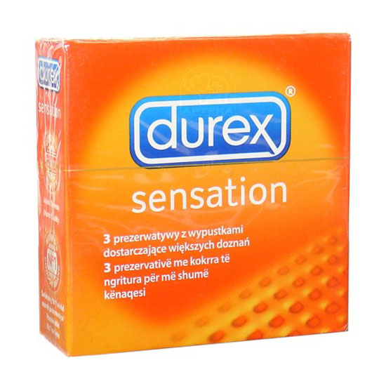 Bao cao su Durex Sensation 3 chiếc - DR24