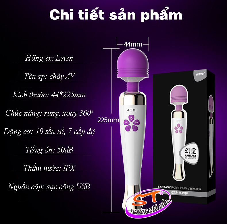 Chày rung cao cấp Fantasy Leten - AV002