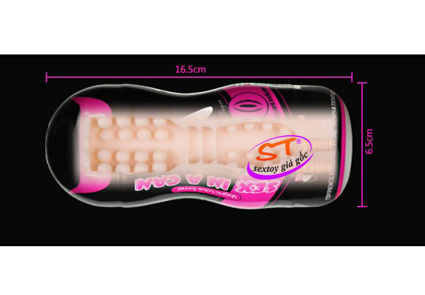 Cốc thủ dâm có rung Sex in a can Lovetoy - AD013