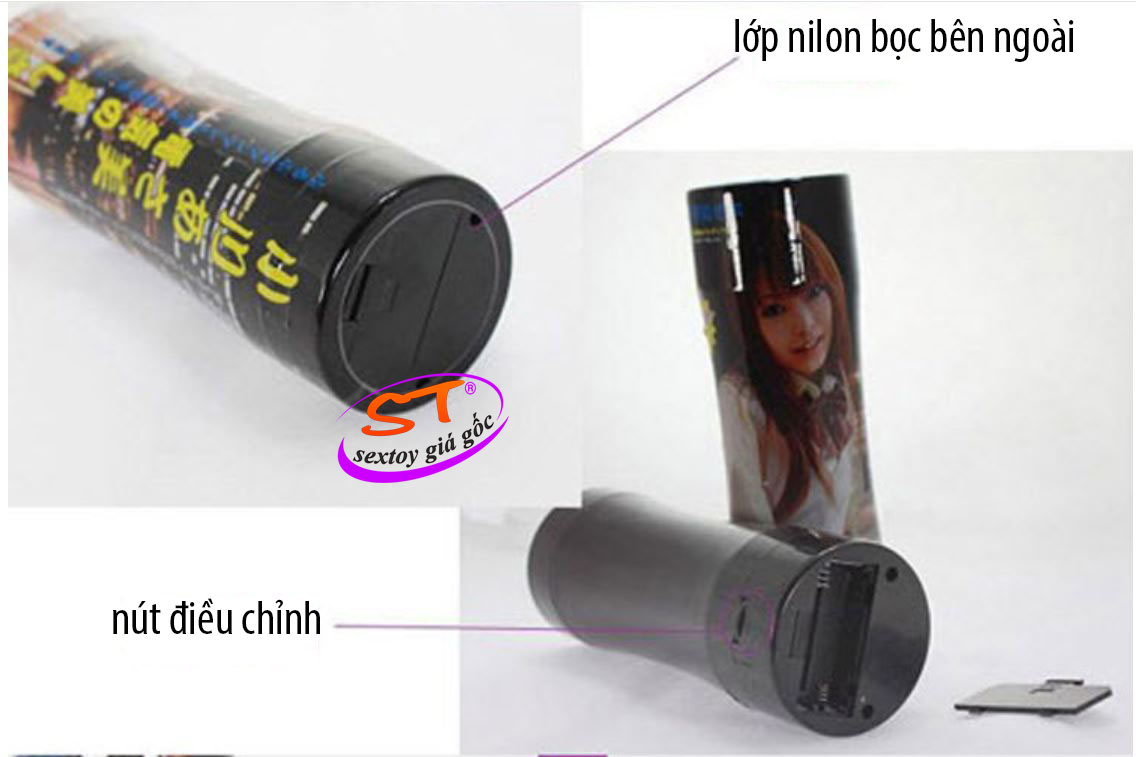 Đèn pin thủ dâm Silicone có rung - AD015