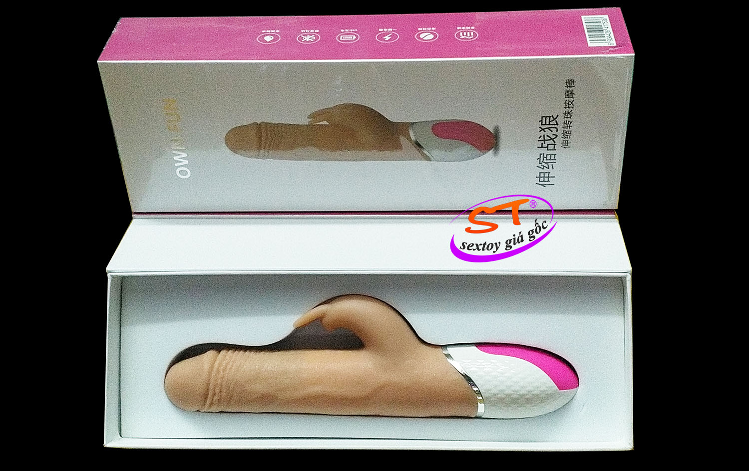 Dương vật đa năng rung thụt ngoáy cao cấp Own Fun - DV038