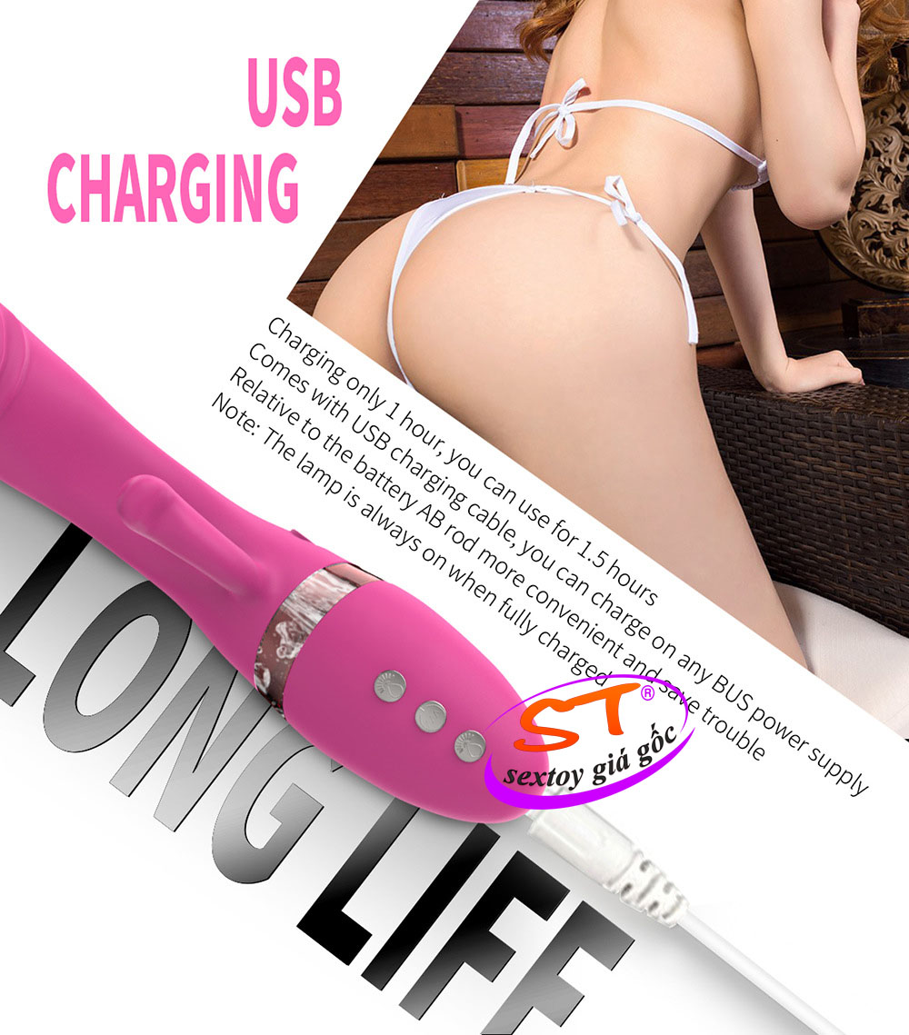 Dương vật giả đa năng cao cấp 2 vòi phun - DC042