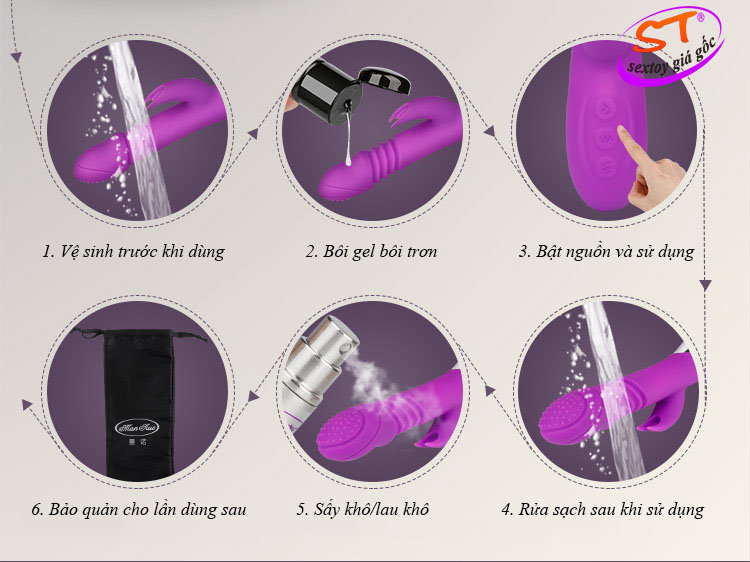 Dương vật đa năng Ella vibrating Rod Mannuo - DC032