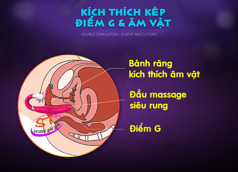 Gậy massage điểm G 2 in 1 Chi Chi - DC039