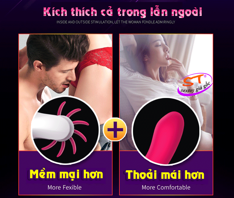 Gậy massage điểm G 2 in 1 Chi Chi - DC039