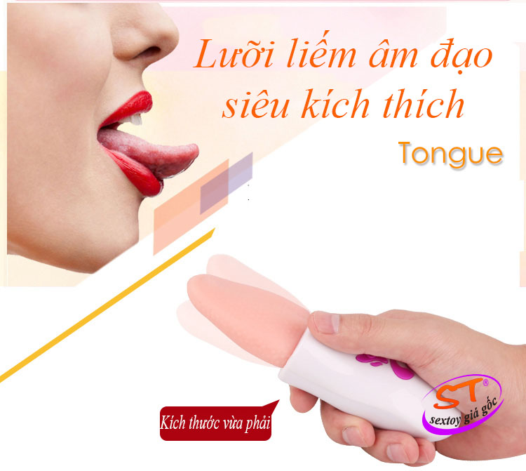 Lưỡi liếm âm đạo sạc điện cao cấp INS 2 - DC22A