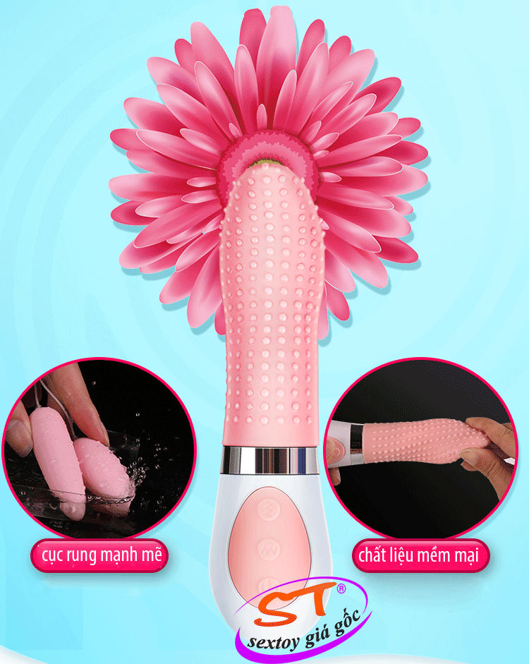 Lưỡi rung siêu kích thích Crazy tongue Joker - DC22N