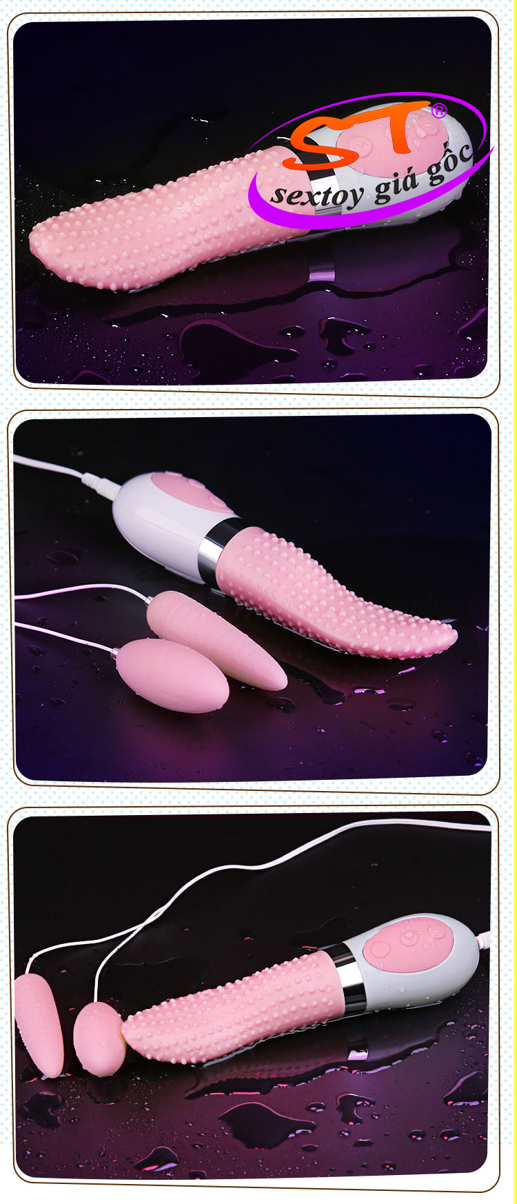 Lưỡi rung siêu kích thích Crazy tongue Joker - DC22N