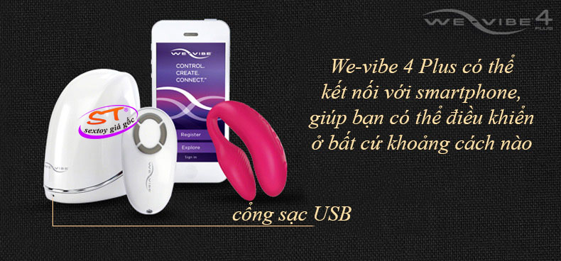 Massage Canada cao cấp We-Vibe 4 Plus - DC017