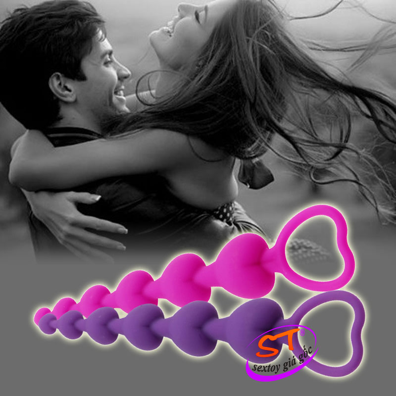 Massage hậu môn Heart Booty Beads Chisa - DC08A