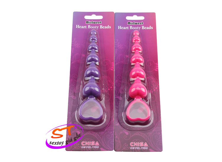 Massage hậu môn Heart Booty Beads Chisa - DC08A