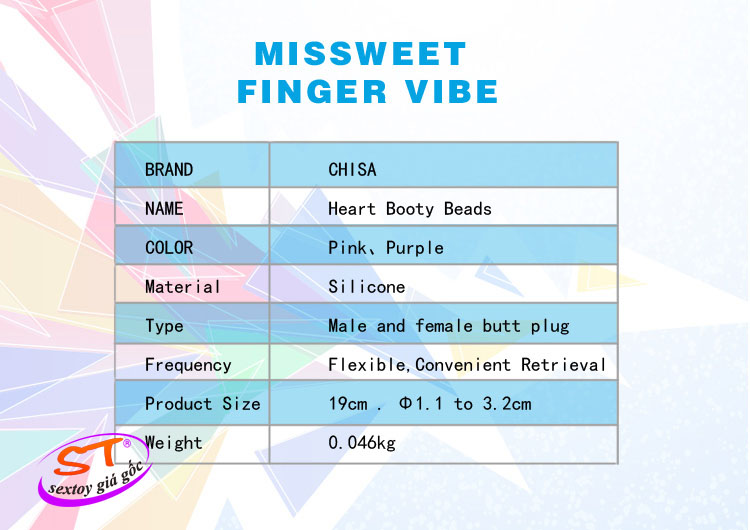Massage hậu môn Heart Booty Beads Chisa - DC08A