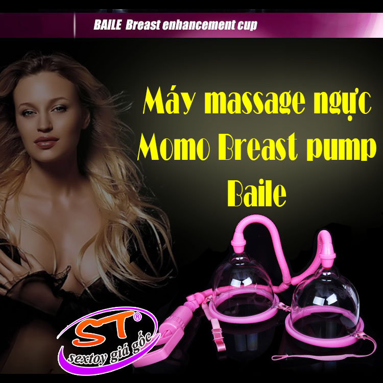 Máy massage, làm to ngực Momo Breast Pump Baile - DC67C