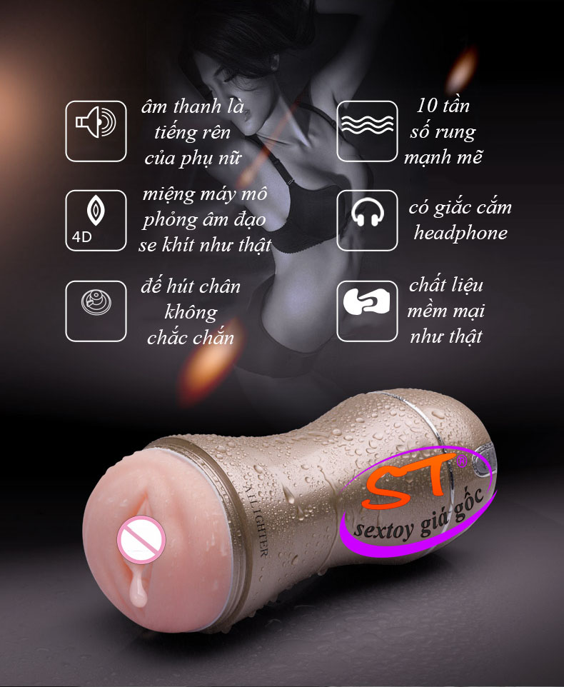 Đèn pin thủ dâm có rung cao cấp Ailighter - AD46