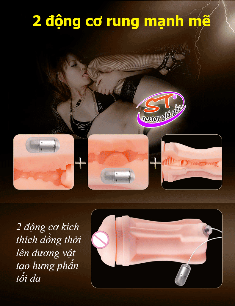 Đèn pin thủ dâm có rung cao cấp Ailighter - AD46