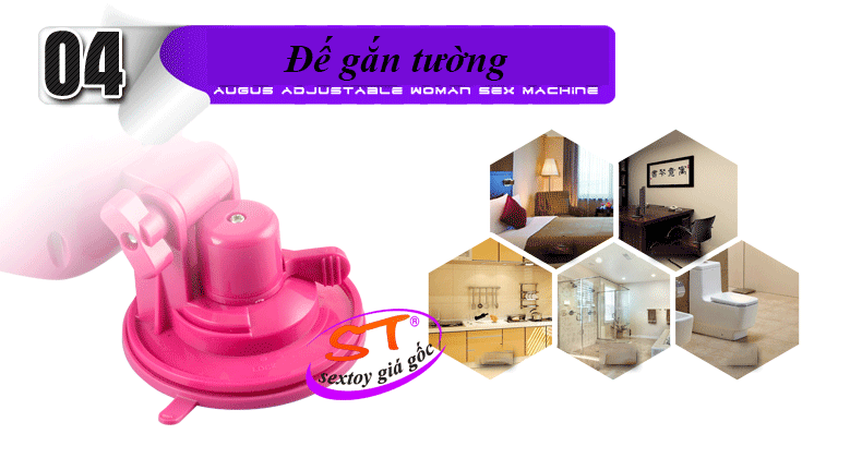 Máy thủ dâm gắn tường cho nữ Augus Molrose - DV008