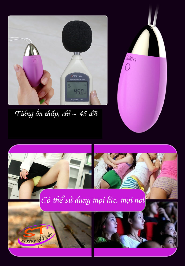 Trứng rung đơn điều khiển từ xa Leten - TR25