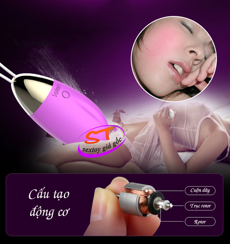 Trứng rung đơn điều khiển từ xa Leten - TR25