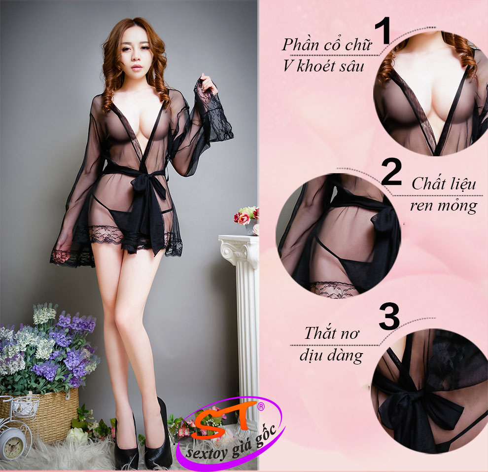 Váy ren siêu mỏng cực nóng bỏng - NY005