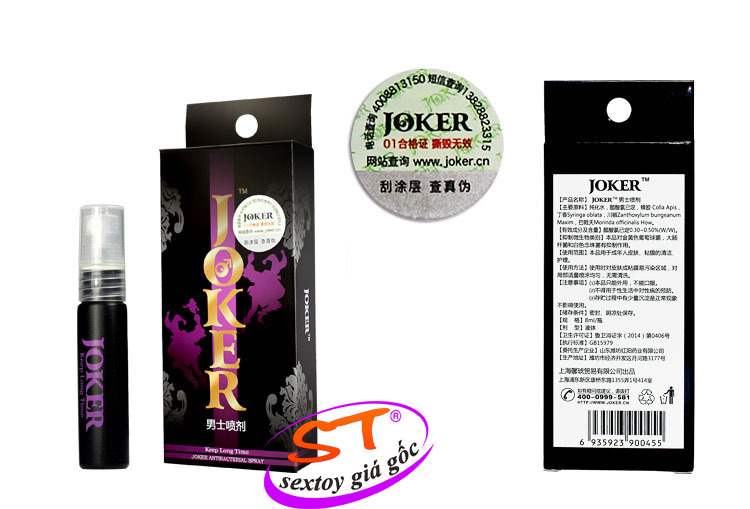 Xịt chống xuất tinh sớm Keep Long Time Joker - XTS01M