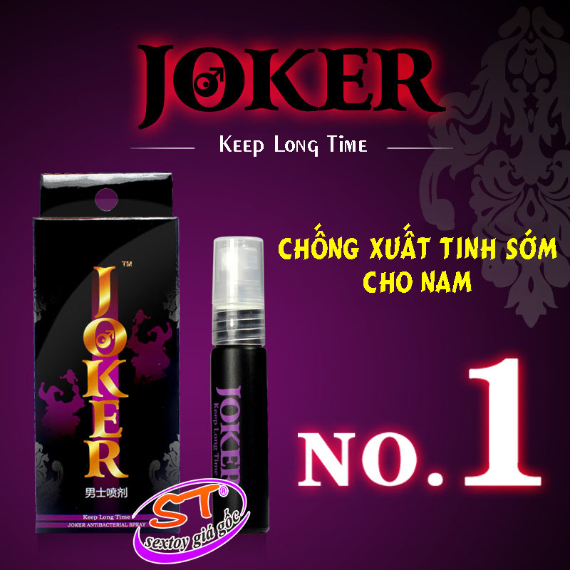 Xịt chống xuất tinh sớm Keep Long Time Joker - XTS01M