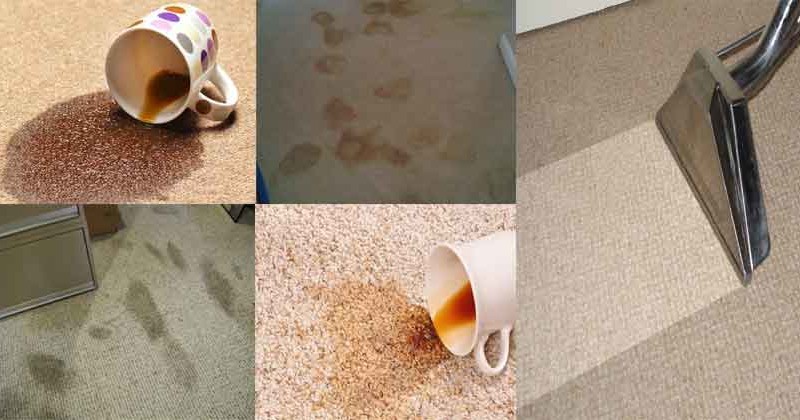 Cách làm sạch thảm trải sàn bị dây bẩn không tốn tiền