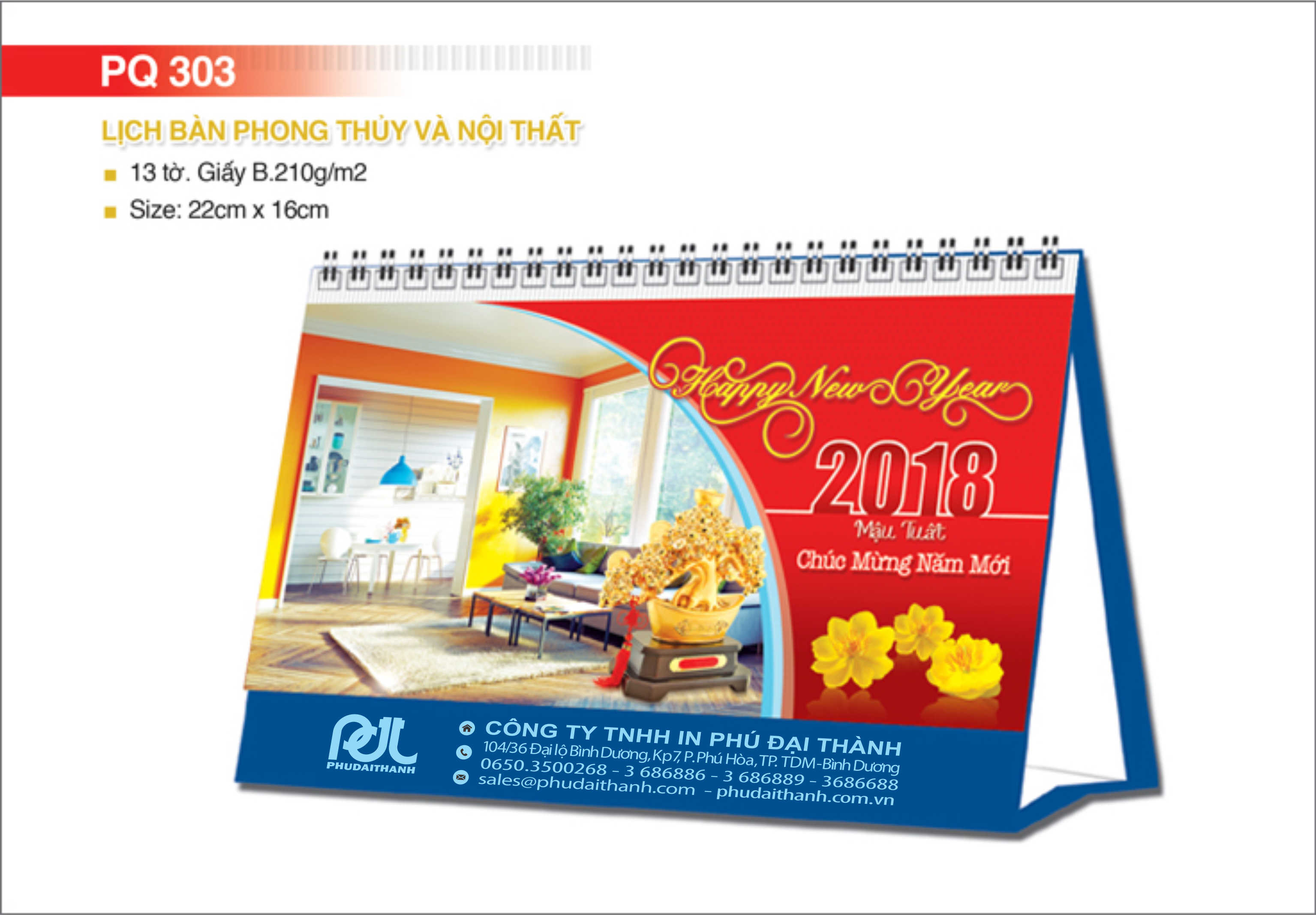 In Lịch tết - Lịch bàn - Calendar