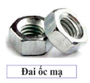 Ecu, đai ốc, đệm vênh, đệm phẳng