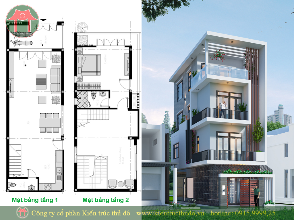 Thiết kế nhà 3 tầng 1 tum 2 mặt tiền phong cách hiện đại tại Hà Nội là một trong những giải pháp tối ưu cho không gian sống của gia đình bạn. Với sự kết hợp giữa kiến trúc và công nghệ hiện đại, không gian sống của bạn sẽ được trang bị đầy đủ các tiện nghi sáng tạo và thoải mái tuyệt đối.