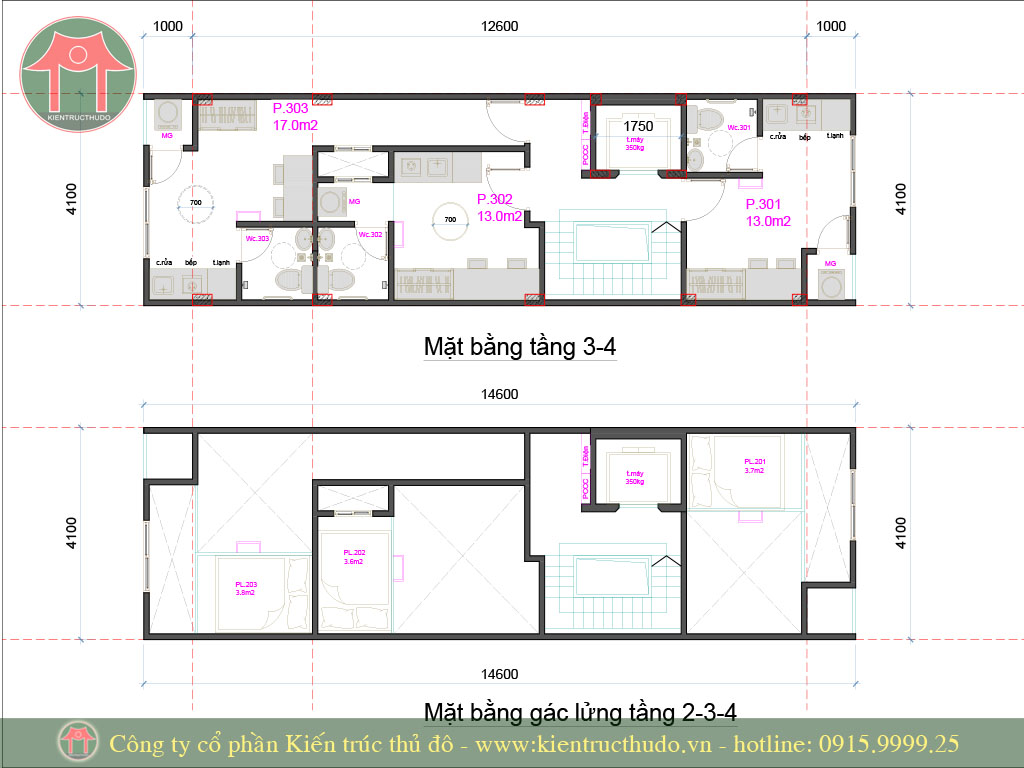 Mẫu thiết kế chung cư mini hiện đại 22