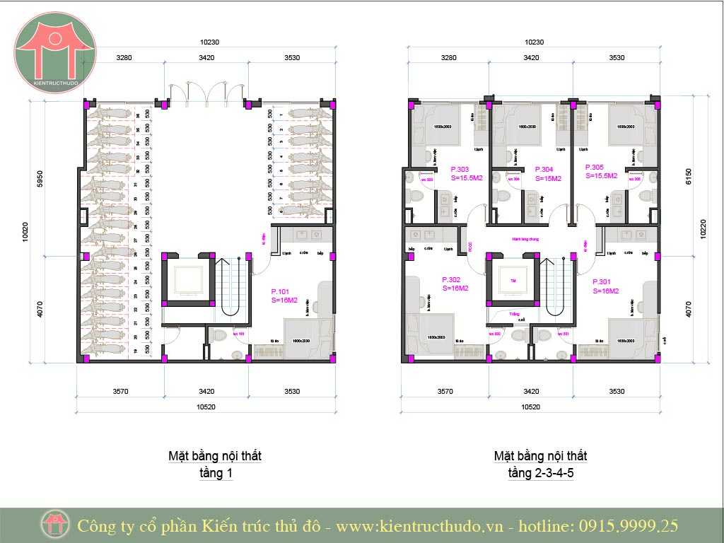 Mẫu thiết kế chung cư mini hiện đại 29