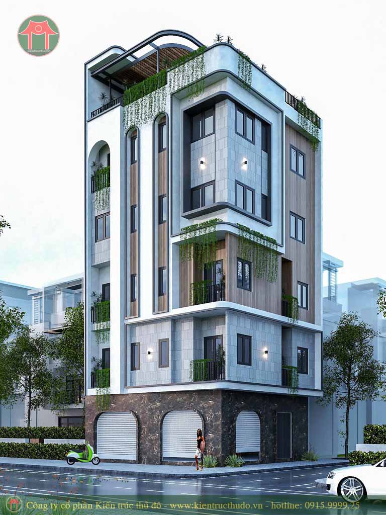 Mẫu thiết kế chung cư mini hiện đại 3