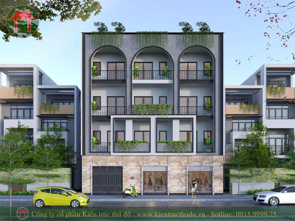 Mẫu thiết kế chung cư mini hiện đại 34
