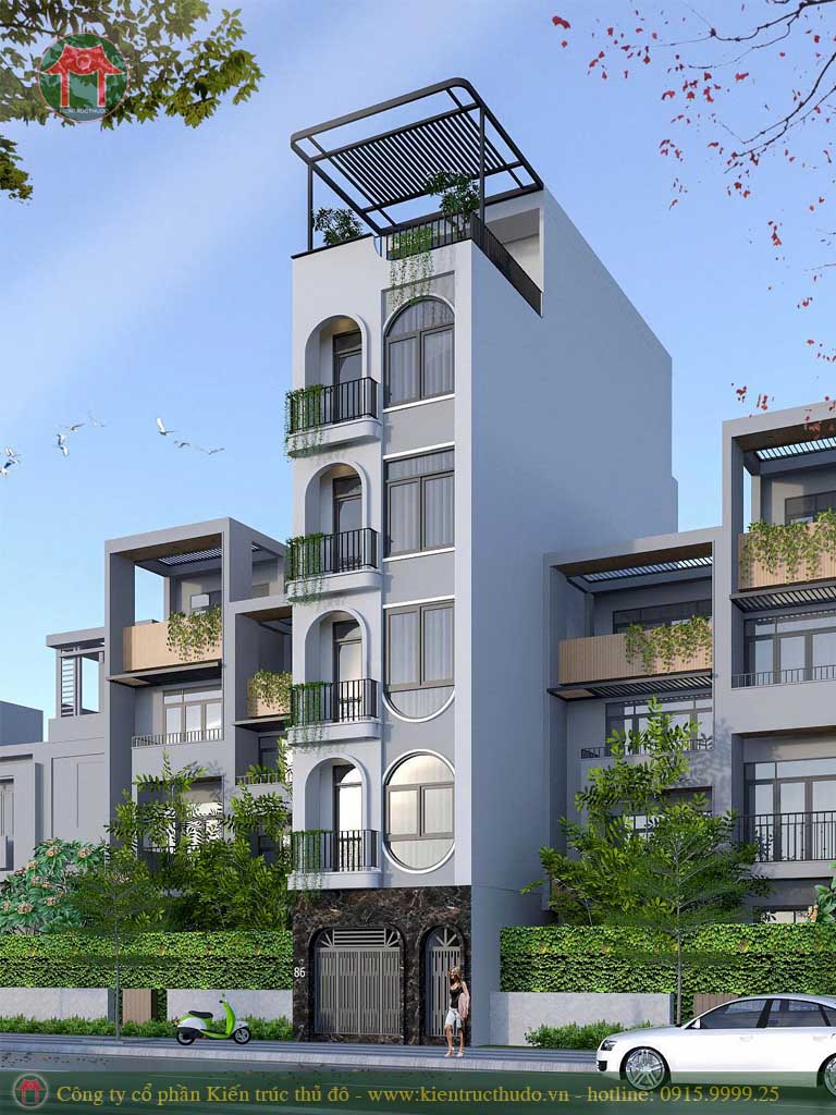Mẫu thiết kế chung cư mini hiện đại 36