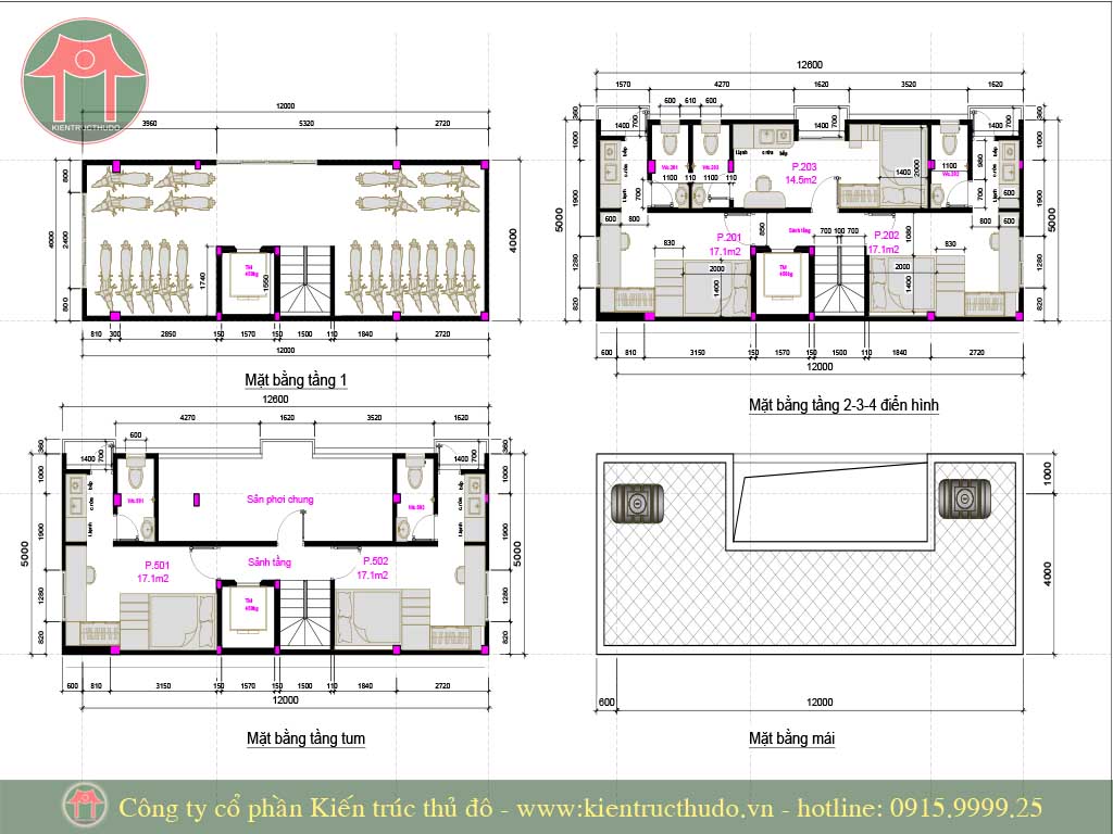 Mẫu thiết kế chung cư mini hiện đại 44