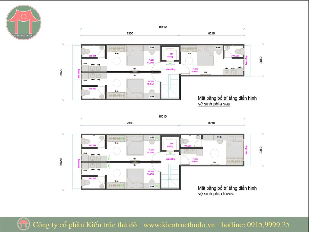 Mẫu thiết kế chung cư mini hiện đại 49