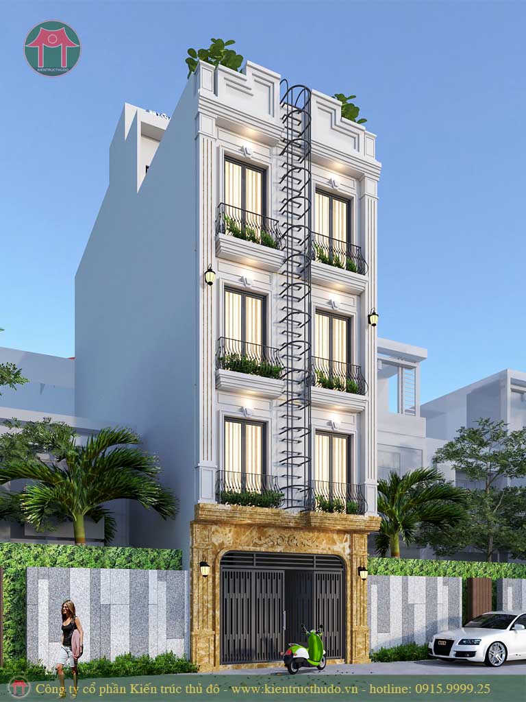 Mẫu thiết kế chung cư mini hiện đại 50