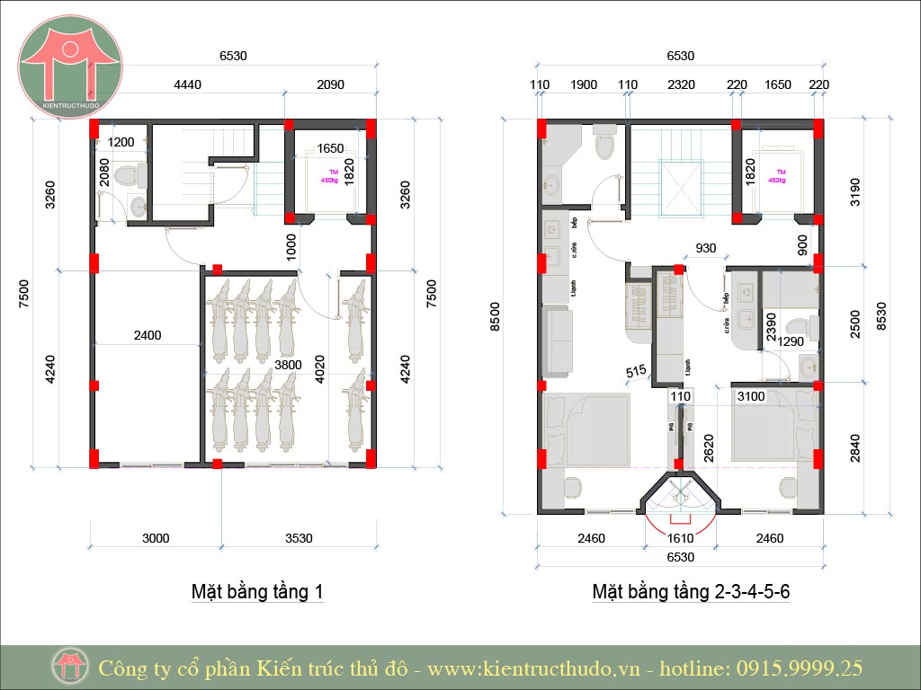 Mẫu thiết kế chung cư mini hiện đại 66