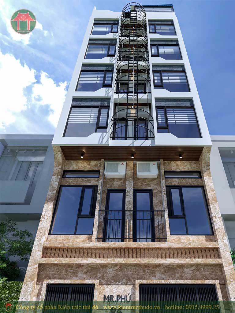 Mẫu thiết kế chung cư mini hiện đại 67