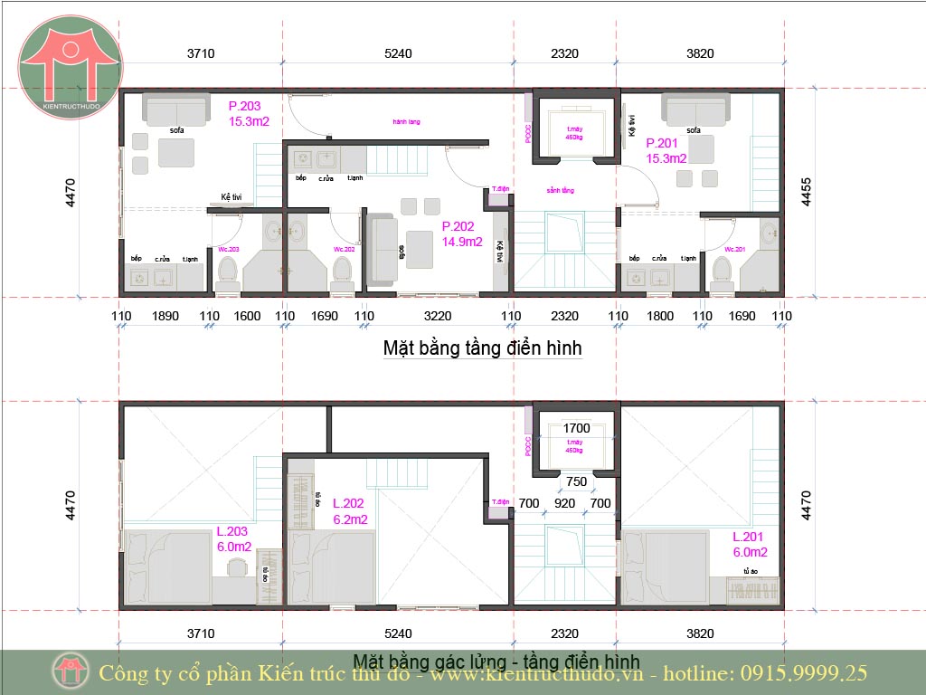 Mẫu thiết kế chung cư mini hiện đại 69
