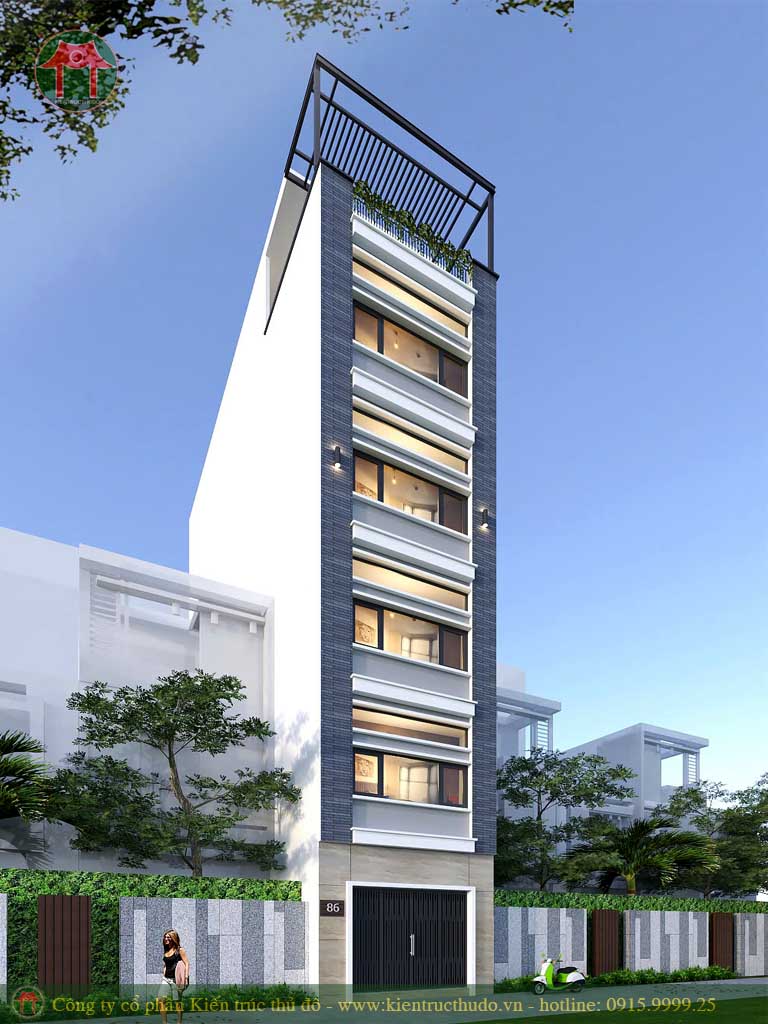 Mẫu thiết kế chung cư mini hiện đại 70