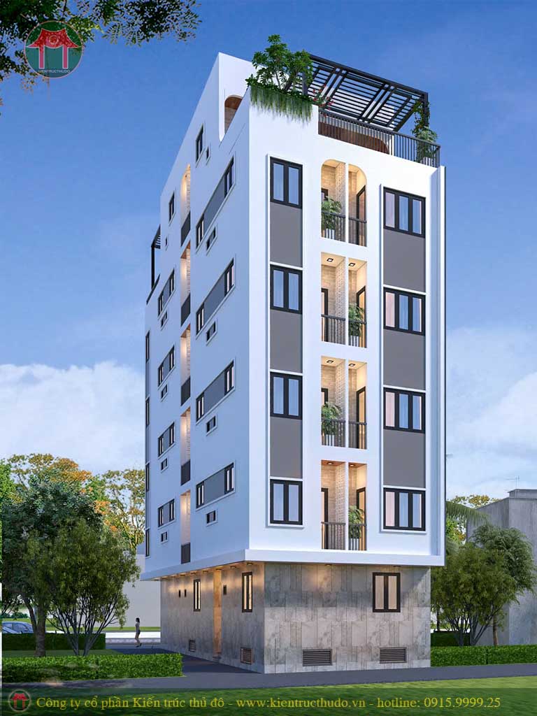 Mẫu thiết kế chung cư mini hiện đại 72